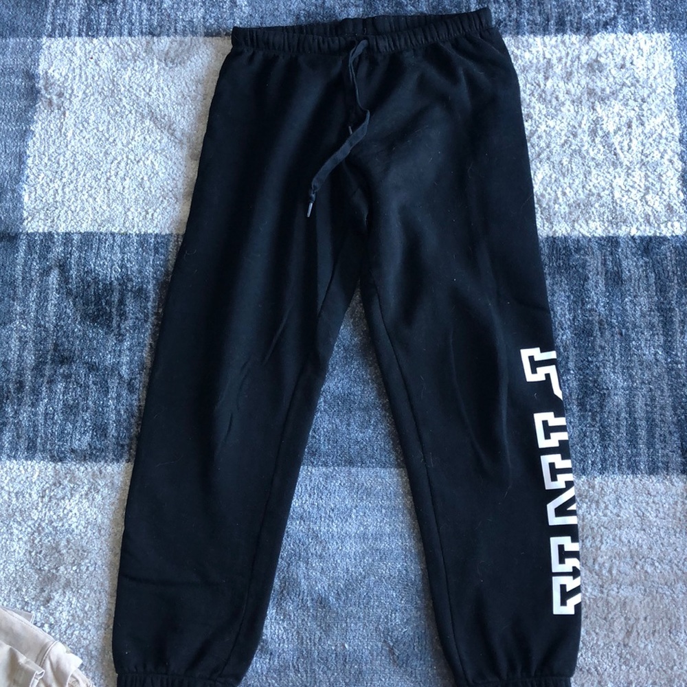 Pink sweatpants
